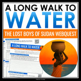 A Long Walk to Water Activity - Lost Boys of Sudan WebQuest Historical Context