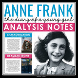 Anne Frank The Diary of a Young Girl Analysis Notes - Analyzing Literary Devices
