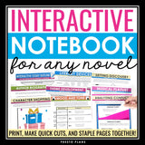 Interactive Notebook Assignments for Any Novel - Reading Foldable Activities