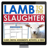 Lamb to the Slaughter by Roald Dahl - Digital Short Story Slides & Assignments