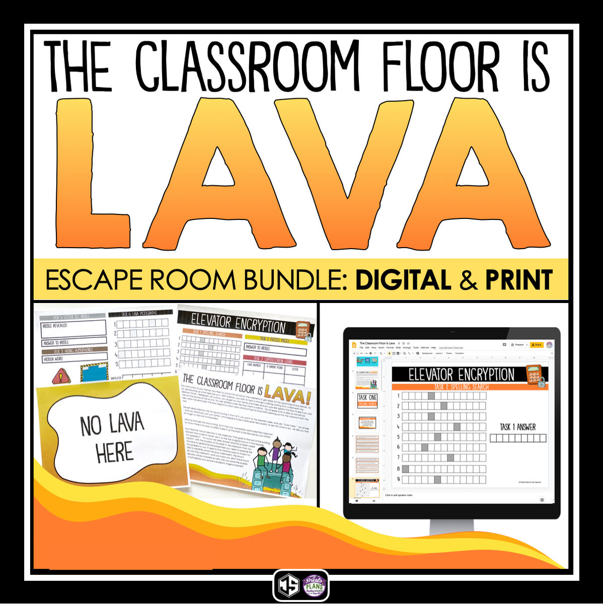 Escape Room Team Building Game - The Classroom Floor is Lava - Digital – Presto Plans escape-room-team-building-game-the-classroom-floor-is-lava-digital-presto-plans