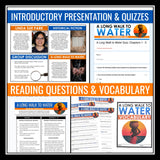 A Long Walk to Water Unit Plan - Novel Study Reading Unit - Digital Print Bundle