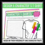 Character Analysis Assignment For Any Short Story or Novel - Design a T-Shirt