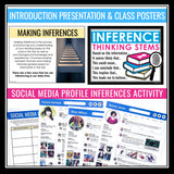 Inference Activities, Assignments, and Presentations - Activity Reading Bundle