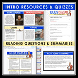 Julius Caesar Unit Plan - Complete Digital Drama Unit Shakespeare's Play