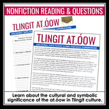 Touching Spirit Bear - At.óow Blanket Nonfiction Article & Creative Activity