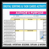 Author's Purpose Lesson - Digital Slides & Assignments Author's Point of View