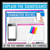 Character Analysis Assignment for Any Novel or Short Story - Character Selfies