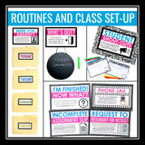 Classroom Management Resources - Forms, Posters, Procedures, and Tips Bundle