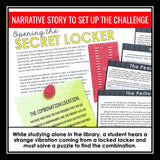 Flashback and Flashforward Slides & Literary Device Escape Room Reading Activity