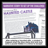 Foreshadowing Literary Device Presentation & Escape Room Reading Activity