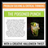 Halloween Riddles and Brain Teasers Activity - Problem-Solving Halloween Games