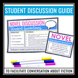 Independent Novel Discussion Questions - Book Club or Literature Circle Activity