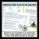 Story Elements and Literary Devices Presentation & Escape Room Reading Activity