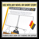 Conflict Assignment For Any Novel or Short Story - Story Elements Activity