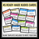 Reward Tickets Classroom Management System for Positive Behavior - Kudos Cards
