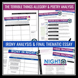 Night by Elie Wiesel Activity Bundle - Creative Activities and Assignments