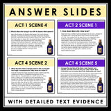 Romeo and Juliet Questions - Act and Scene Questions for Shakespeare's Play