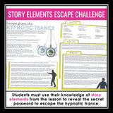 Story Elements and Literary Devices Presentation & Escape Room Reading Activity