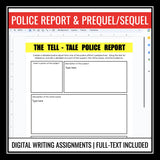 The Tell-Tale Heart by Edgar Allan Poe - Digital Short Story Slides & Activities