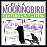 To Kill a Mockingbird Posters - Novel Quote Posters for Classroom Bulletin Board