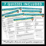 Percy Jackson and the Olympians The Lightning Thief Quizzes - Comprehension