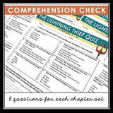 Percy Jackson and the Olympians The Lightning Thief Quizzes - Comprehension