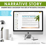 Point of View Slides & First, Second, & Third Person Digital Reading Activity