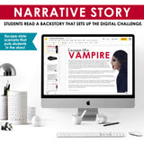 Sequence Text Structure Slides & Nonfiction Escape Room Digital Reading Activity