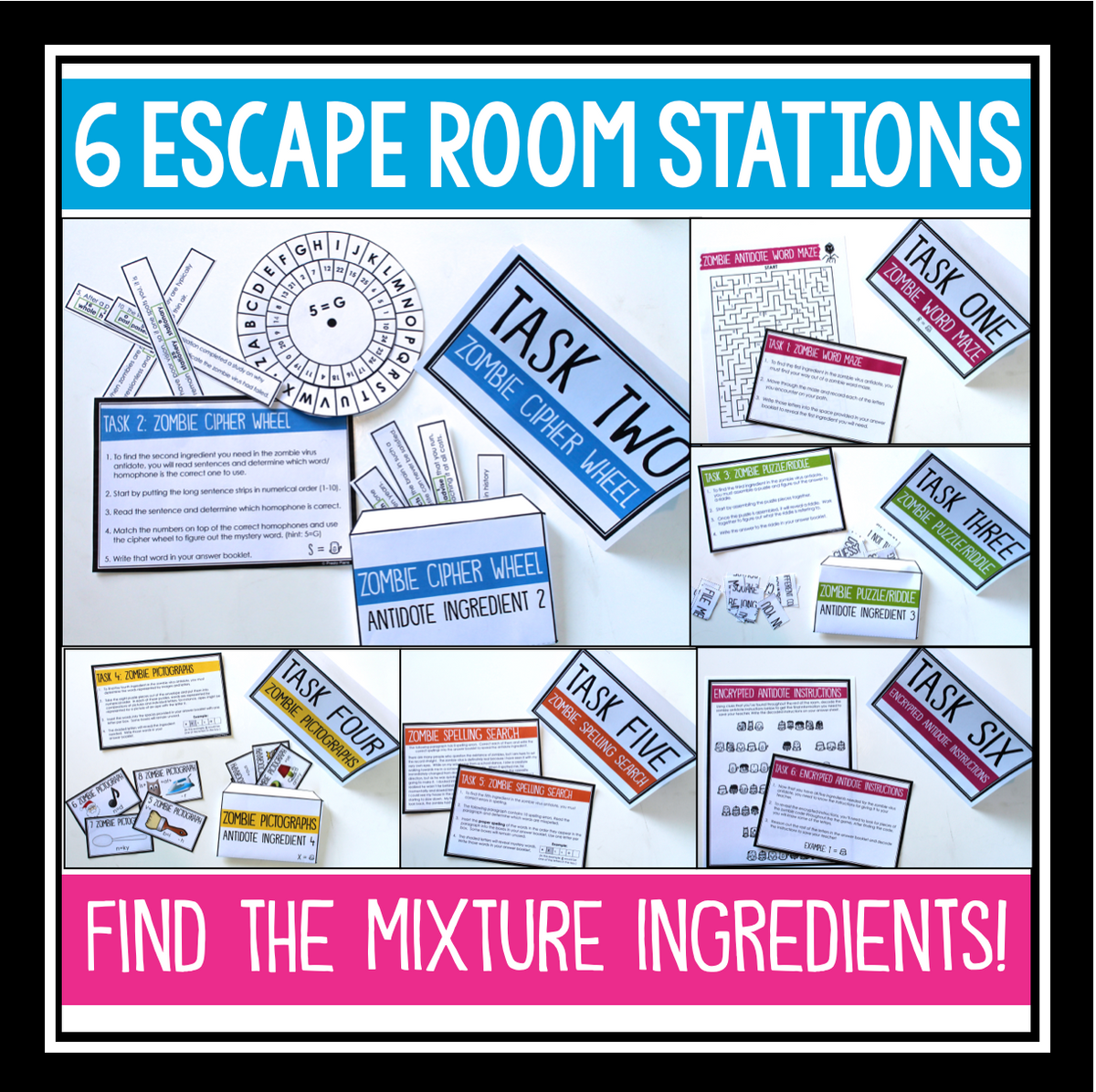 BACK TO SCHOOL ESCAPE ROOM TEAM BUILDER ZOMBIE TEACHER Presto Plans