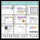 A Wrinkle in Time Unit Plan - Madeleine L'Engle Novel Study Unit - Digital