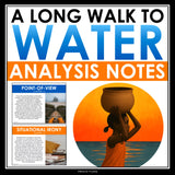 A Long Walk to Water Analysis Notes – Presentation Analyzing Literary Devices