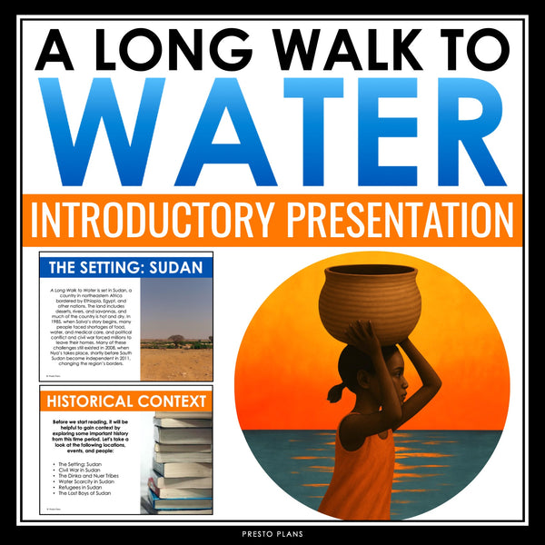 A Long Walk to Water Introduction Presentation - Discussion, Author, Context