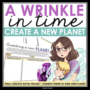 A Wrinkle in Time Activity - Design a New Planet Assignment Fun Novel Project
