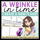 A Wrinkle in Time Activity - Design a New Planet Assignment Fun Novel Project