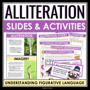 Alliteration Activities and Assignments - Literary Devices & Figurative Language