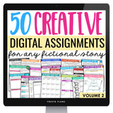 Assignments for Any Novel or Short Story - Digital Reading Response (Vol 2)