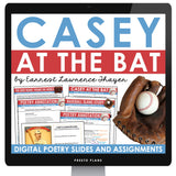 Casey at the Bat by Ernest Lawrence Thayer Digital Poetry Slides & Assignments