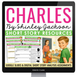 Charles by Shirley Jackson - Digital Short Story Lesson, Slides, & Assignments