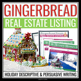 Christmas Descriptive Writing Activity – Gingerbread House Real Estate Listing
