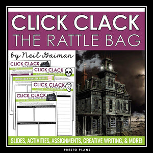 Click Clack the Rattlebag by Neil Gaiman - Short Story Unit Lesson & Activities
