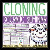 Socratic Seminar - Cloning Discussion Slides, Graphic Organizers, and Handouts