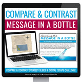 Compare and Contrast Text Structure Slides & Digital Reading Escape Activity