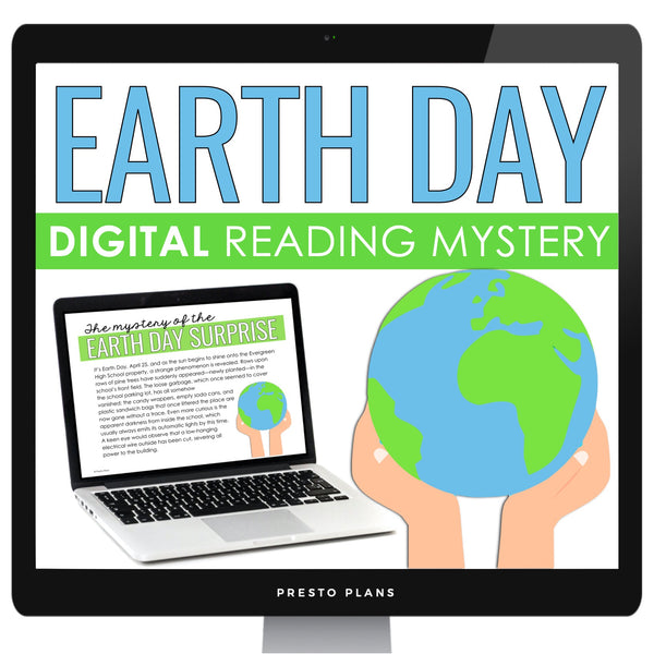 Earth Day Activity – Close Reading Environmental Digital Inference Mystery