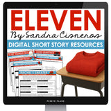 Eleven by Sandra Cisneros Digital Short Story Slides, Assignments, & Activities