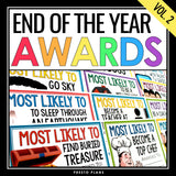 End of the Year Awards - Most Likely To Edition Student Award Certificates Vol 2