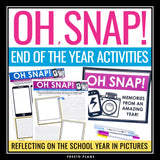 End of the Year Activity - Reflecting on the School Year in Pictures or Photos