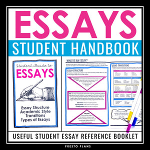 Essay Writing Introduction Booklet - Academic Essay Writing Student Reference