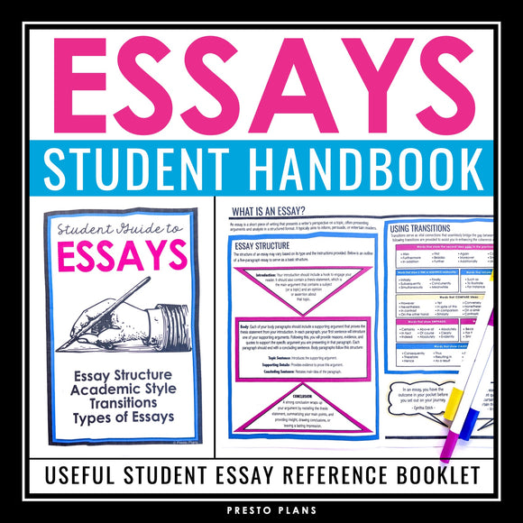 Essay Writing Introduction Booklet - Academic Essay Writing Student Reference