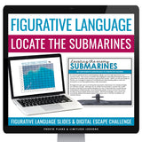 Figurative Language Presentation & Escape Room Close Reading Digital Activity
